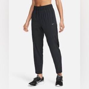 Nike Dri Fit Women's Charcoal Track Joggers with White Swoosh